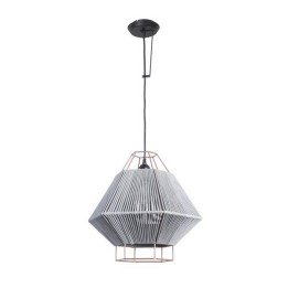 Lampara COLGANTE LEGATO 1 x E27 MAX.60W  NEGRO MATE Leds C4