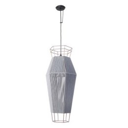 Lampara COLGANTE LEGATO 1 x E27 MAX.60W  NEGRO MATE Leds C4