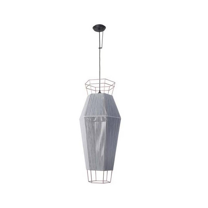 Lampara COLGANTE LEGATO 1 x E27 MAX.60W  NEGRO MATE Leds C4