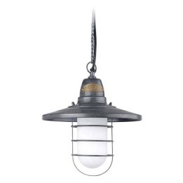 Lampara COLGANTE COTTAGE 1 x E27 MAX 20W  GRIS ENVEJECIDO Leds C4
