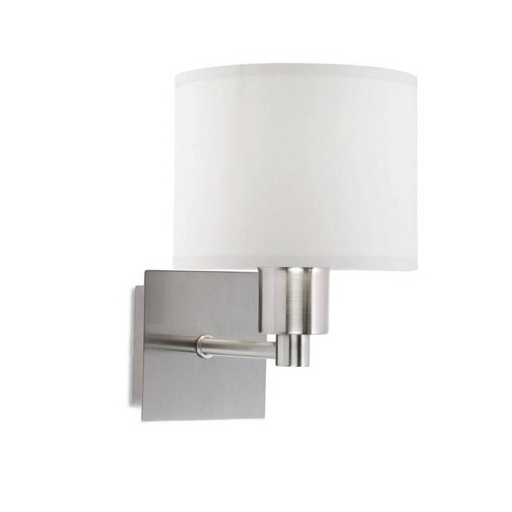 Lampara APLIQUE LYON 1 x E27 MAX 60W  NIQUEL SATINADO Leds C4