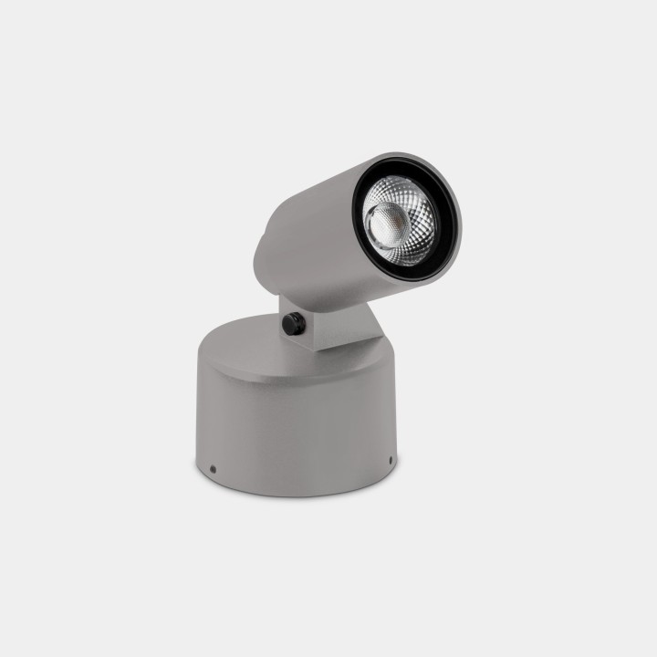 Proyector IP66 Max Base Medium LED 8 Blanco cálido - 3000K ON-OFF Gris 459lm Leds C4 AI26-P7W9M2OU34