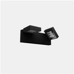 Aplique IP66 Modis Optics Double 430mm LED 40.2 Blanco extra cálido - 2200K CORTE DE FASE Negro 2008lm Leds C4 AS12-37P8F1XB60