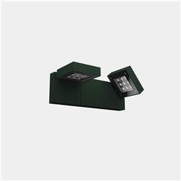 Aplique IP66 Modis Optics Double 430mm LED 40.2 Blanco extra cálido - 2200K ON-OFF Verde abeto 1864lm Leds C4 AS12-37P8S3OUE3