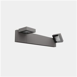 Aplique IP66 Modis Optics Double 800mm LED 40.2 Blanco extra cálido - 2200K ON-OFF Gris 2008lm Leds C4 AS13-37P8F1OU34