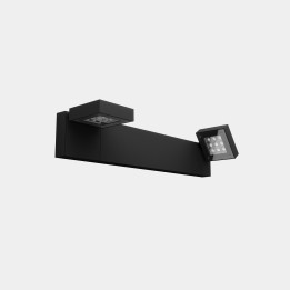 Aplique IP66 Modis Optics Double 800mm LED 40.2 Blanco extra cálido - 2200K CASAMBI Negro 1864lm Leds C4 AS13-37P8S3XB60