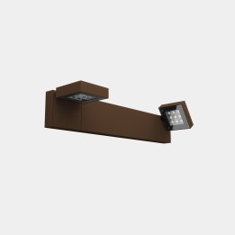 Aplique IP66 Modis Optics Double 800mm LED 40.2 Blanco extra cálido - 2200K CASAMBI Marrón 1864lm Leds C4 AS13-37P8S3XBJ6