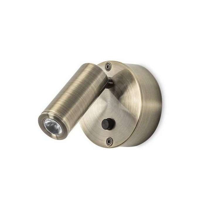 Lampara APLIQUE IVY 1 x LED CREE 1W  PATINÉ Leds C4