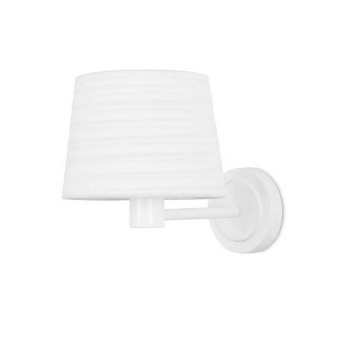 Lampara APLIQUE MICHIGAN 1 x E27  MAX 60W  BLANCO BRILLANT Leds C4