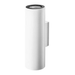 Lampara APLIQUE PIPE 2 x GU10 MAX 50W  BLANCO MATE NEGRO M Leds C4
