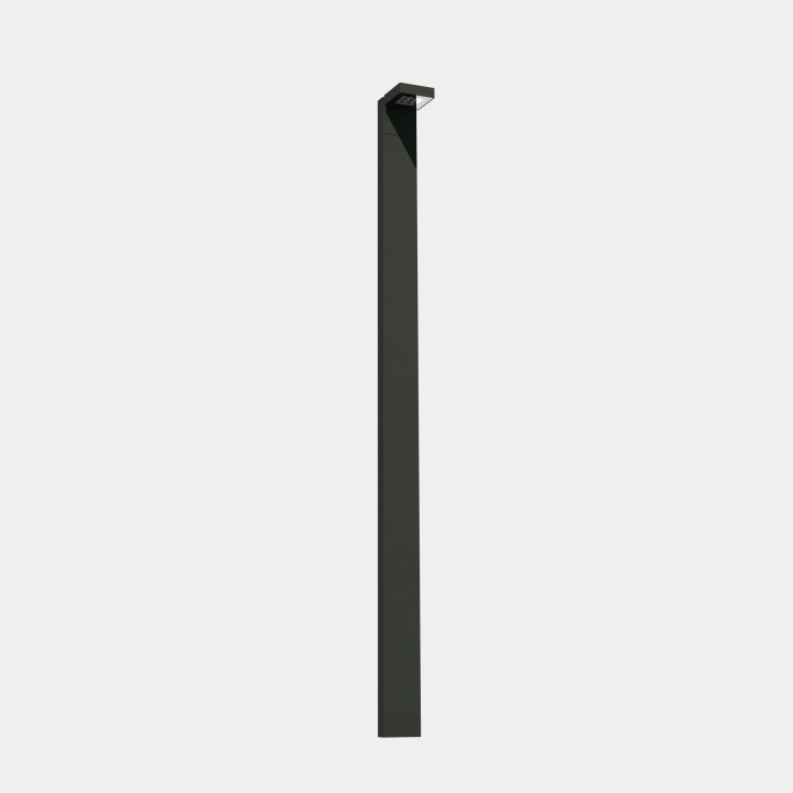 Farola IP66 Modis Optics 2300mm LED 20 Blanco extra cálido - 2200K DALI-2/PUSH Verde abeto 932lm Leds C4 AS16-18P8S3DSE3