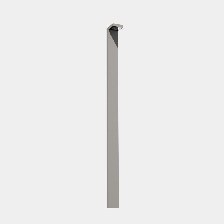 Farola IP66 Modis Optics 2300mm LED 20 Blanco extra cálido - 2200K CORTE DE FASE Gris 932lm Leds C4 AS16-18P8S3XB34