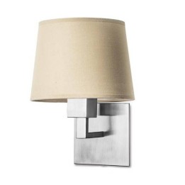 Lampara APLIQUE BALI 1 x E27 MAX 60W  NIQUEL SATINADO Leds C4