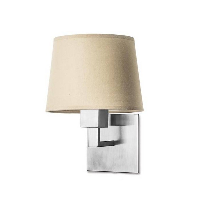 Lampara APLIQUE BALI 1 x E27 MAX 60W  NIQUEL SATINADO Leds C4