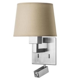 Lampara APLIQUE BALI 1 x E27 MAX 60W ,1 x LED CREE 2.1W  N Leds C4