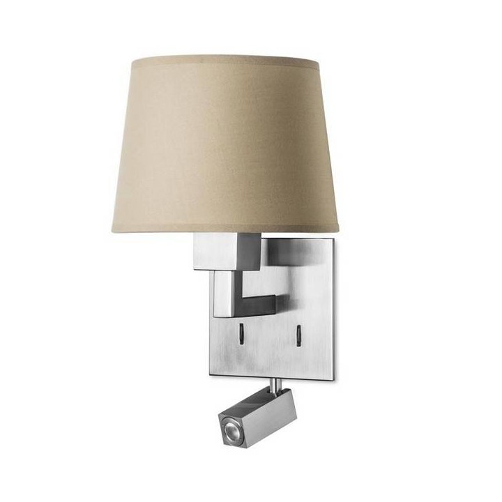 Lampara APLIQUE BALI 1 x E27 MAX 60W ,1 x LED CREE 2.1W  N Leds C4