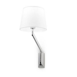 Lampara APLIQUE NEW HOTELS 1 x E27  MAX 18W  CROMO Leds C4