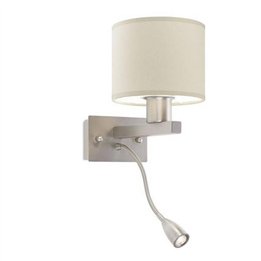 Lampara APLIQUE TORINO 1 x E27 60W ,1 x LED CREE 3W  NIQUE Leds C4