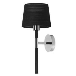 Lampara APLIQUE DELUXE 1 x E27 60W  CROMO NEGRO Leds C4