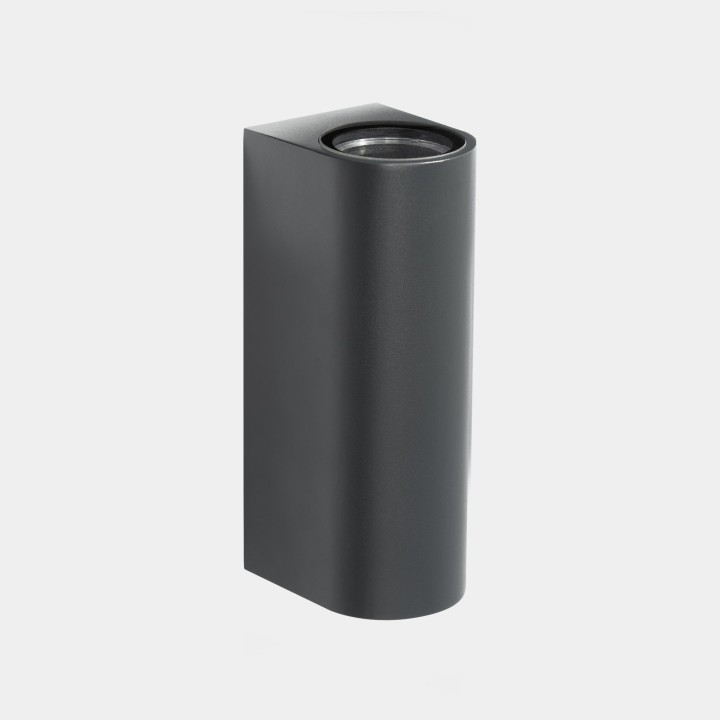 Aplique IP66-IP67 Max Big Double Emission LED 59 Blanco cálido - 3000K DALI-2 Gris urbano 2321lm Leds C4 AT21-27W9S9DUZ5