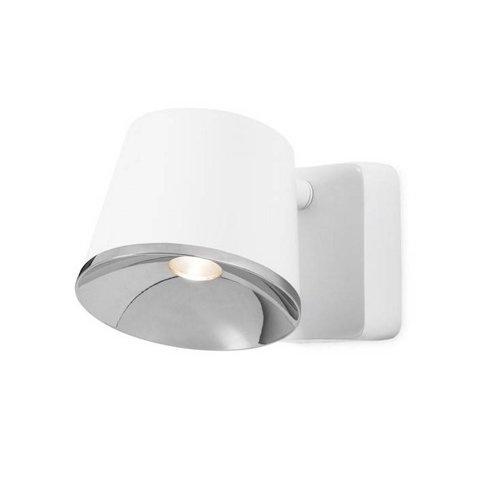 Lampara APLIQUE DRONE 1 x LED CREE 7W  BLANCO MATE Leds C4