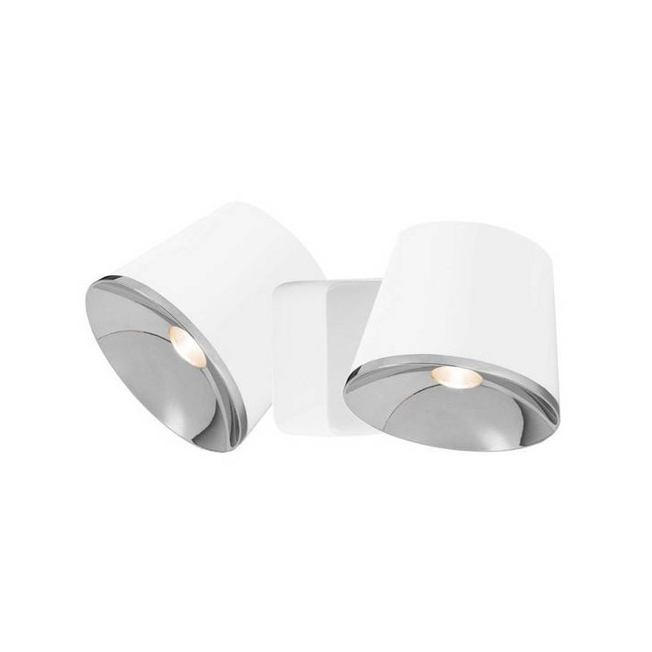 Lampara APLIQUE DRONE 2 x LED CREE 14W  BLANCO MATE Leds C4