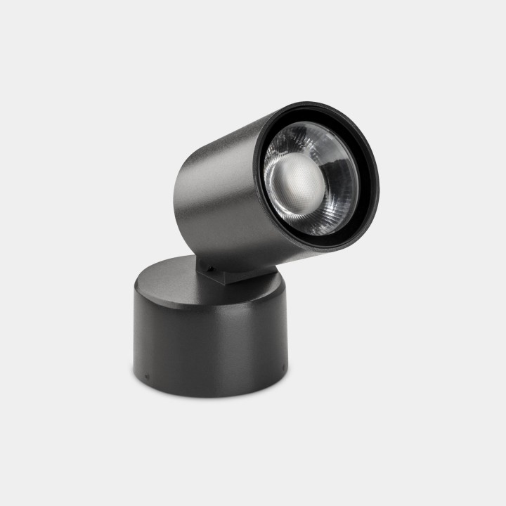 Proyector IP66 Max Base Big LED 19.5 Blanco cálido - 3000K ON-OFF Gris urbano 2047lm Leds C4 AT26-18W9M3OUZ5