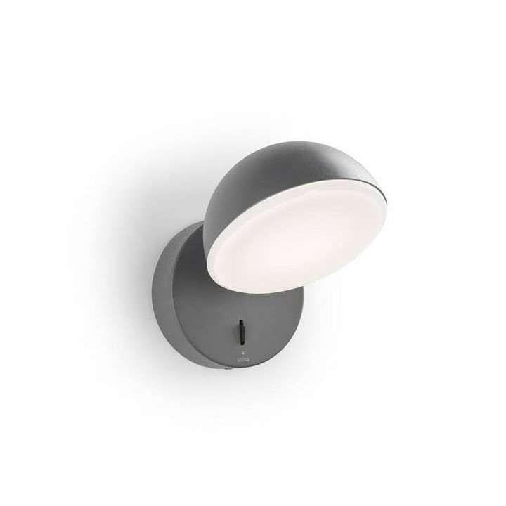 Lampara APLIQUE TALK 1 x LED CREE 6,5W  GRIS URBANO Leds C4