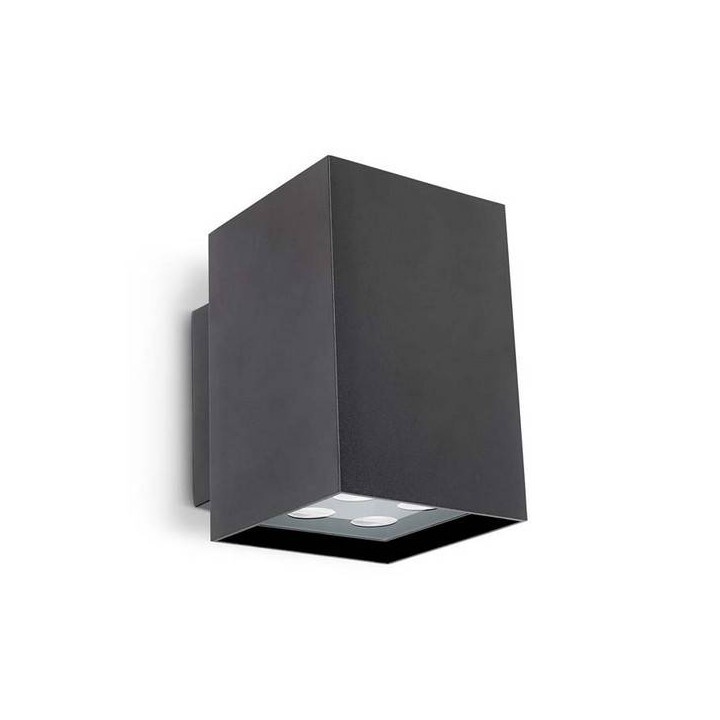 Lampara APLIQUE AFRODITA 8 x LED 17,4W  GRIS URBANO Leds C4