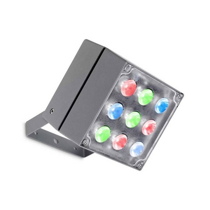 Lampara PROYECTOR CUBE 9 x LED CREE 20W  GRIS URBANO Leds C4