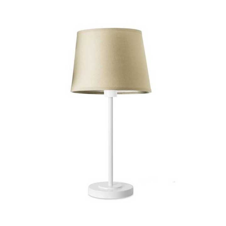 Lampara PORTATIL MICHIGAN 1 x E27 MAX 60W  BLANCO BRILLANT Leds C4