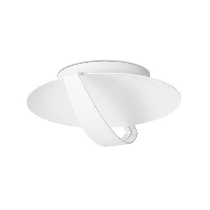 Lampara PLAFON SATURN 1 x LED SHARP LED 18W  BLANCO MATE Leds C4