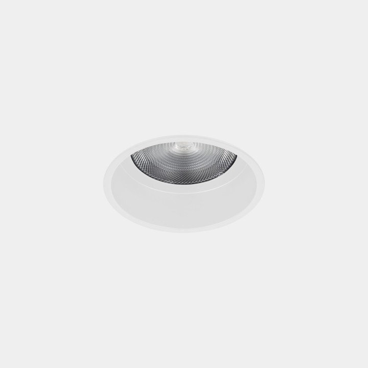 Downlight Nit Round Fix ø105 18.8 Blanco cálido - 3000K CRI 90 58º DALI-2 Blanco IP54 2064lm Leds C4 BH11-16W9F2DS14