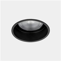 Downlight Nit Round Fix ø150 30.9 Blanco cálido - 3000K CRI 90 60º ON-OFF Negro IP54 3158lm Leds C4 BH12-27W9F2OS60