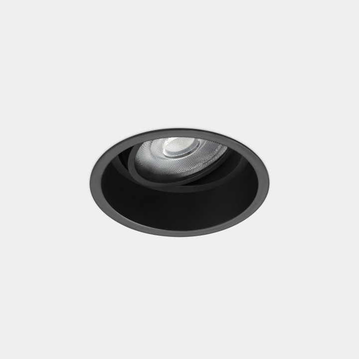 Downlight Nit Round Adjustable ø120 18.8 Blanco neutro - 4000K CRI 90 38º ON-OFF Negro IP54 2148lm Leds C4 BH13-16X9M3OS60