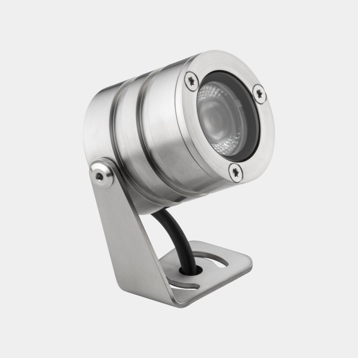 Proyector IP66-IP68 (5m) ARO LED 6.1 Blanco cálido - 2700K 48V-PWM Acero inoxidable AISI 316 400lm Leds C4 BJ12-P6V9F2BBCA