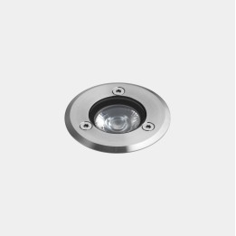 Lámpara Empotrable de suelo IP66-IP68 (5m) ARO LED 6.1 Blanco cálido - 2700K 48V-PWM Acero inoxidable AISI 316 239lm Leds C4 BJ1