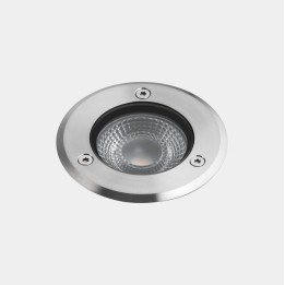 Lámpara Empotrable de suelo IP66-IP68 (5m) ARO LED 13.2 Blanco cálido - 2700K 48V-PWM Acero inoxidable AISI 316 717lm Leds C4 BJ