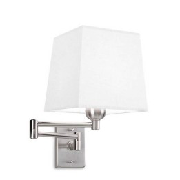 Lampara APLIQUE DOVER 1 x E27 MAX 60W  NIQUEL SATINADO Leds C4