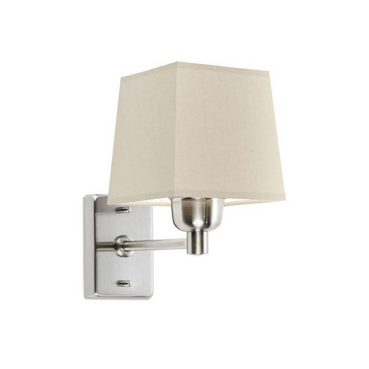 Lampara APLIQUE DOVER 1 x E27 MAX 60W  NIQUEL SATINADO Leds C4