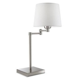 Lampara PORTATIL DOVER 1 x E27 MAX 60W  NIQUEL SATINADO Leds C4