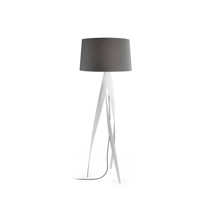 Lampara PIE DE SALON MEDUSA 1 x E27 30W  BLANCO MATE Leds C4