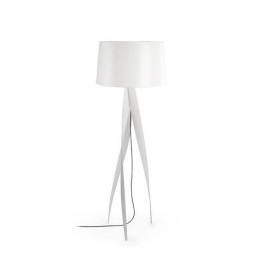 Lampara PIE DE SALON MEDUSA 1 x E27 30W  BLANCO MATE Leds C4