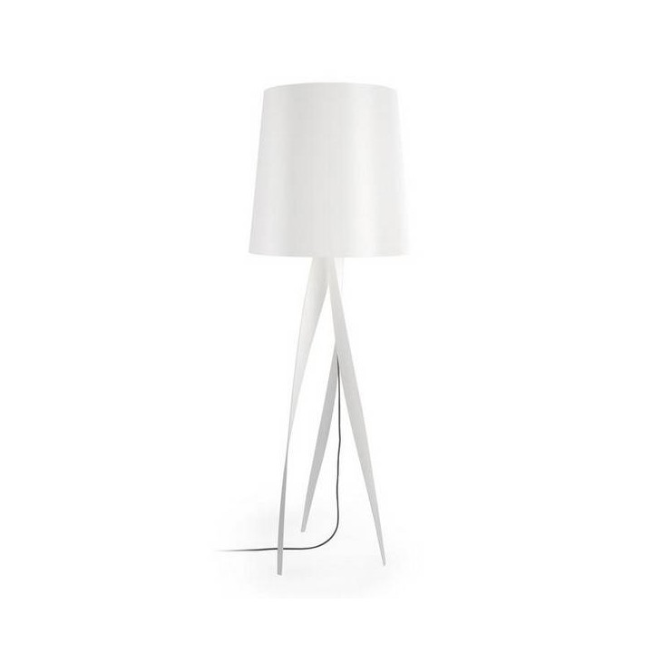 Lampara PIE DE SALON MEDUSA 1 x E27 30W  BLANCO MATE Leds C4