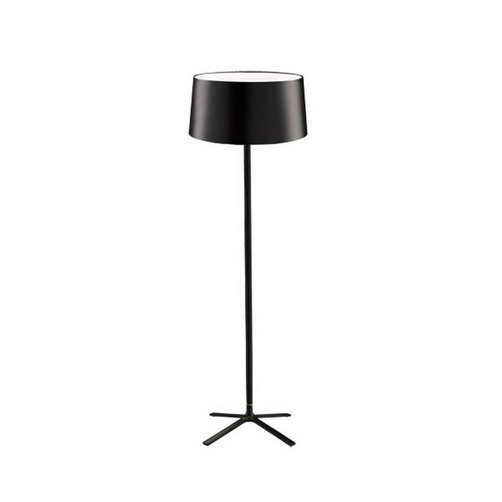 Lampara PIE DE SALON HALL 3 x E27 30W  NEGRO MATE Leds C4