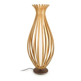 Lampara PIE DE SALON BAMBOO 330 x LED 22W  OXIDO PINTADO Leds C4