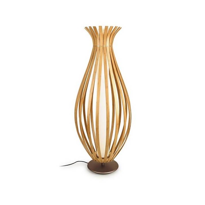 Lampara PIE DE SALON BAMBOO 330 x LED 22W  OXIDO PINTADO Leds C4