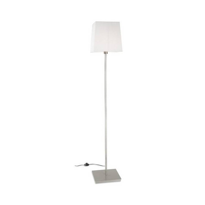 Lampara PIE DE SALON TORINO 1 x E27 MAX.100W  NIQUEL SATIN Leds C4