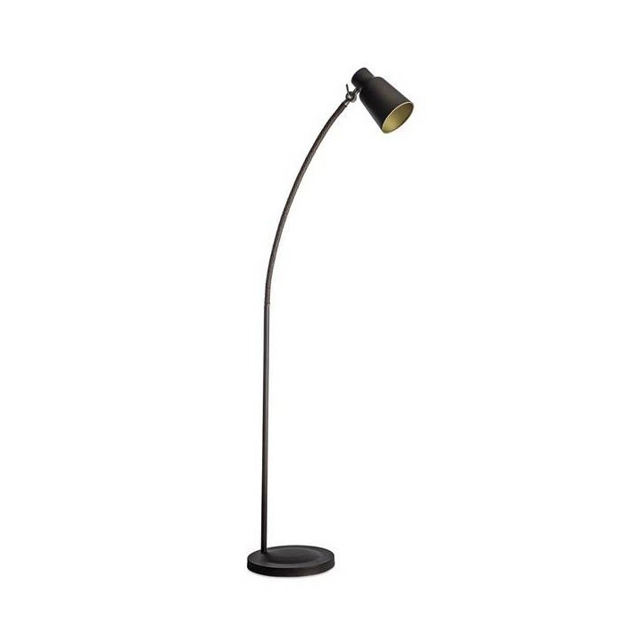 Lampara PIE DE SALON FUNK 1 x E27 MAX 60W  MARRÓN OSCURO Leds C4