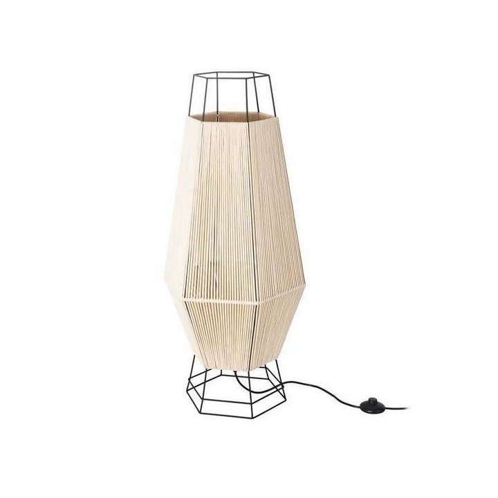 Lampara PIE DE SALON LEGATO 1 x E27 MAX 60W  NEGRO MATE Leds C4